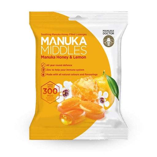 Manuka Doctor Middles Honey & Lemon Lozenges 100g