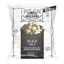 Mr Makhana Black Salt Popped Lotus Seeds 25g