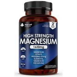 New Leaf Magnesium Citrate 120 Capsules