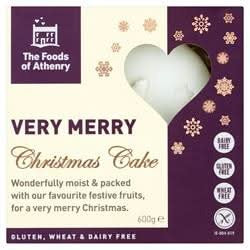 The Foods of Athenry Gluten Free Iced Christmas Cake 600g