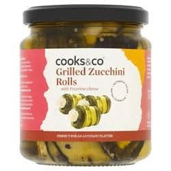 Cooks and Co Grilled Zucchini Rolls/Pecorino 280g