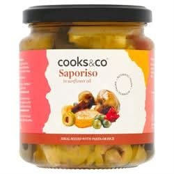 Cooks and Co Saporiso - Mixed Vegetables in Oil 280g