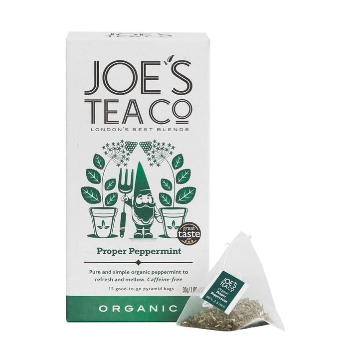 Joes Tea Company Proper Peppermint Tea 15 Bags