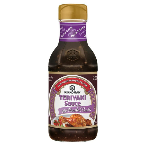 Kikkoman Teriyaki Sauce Roasted Garlic 250ml