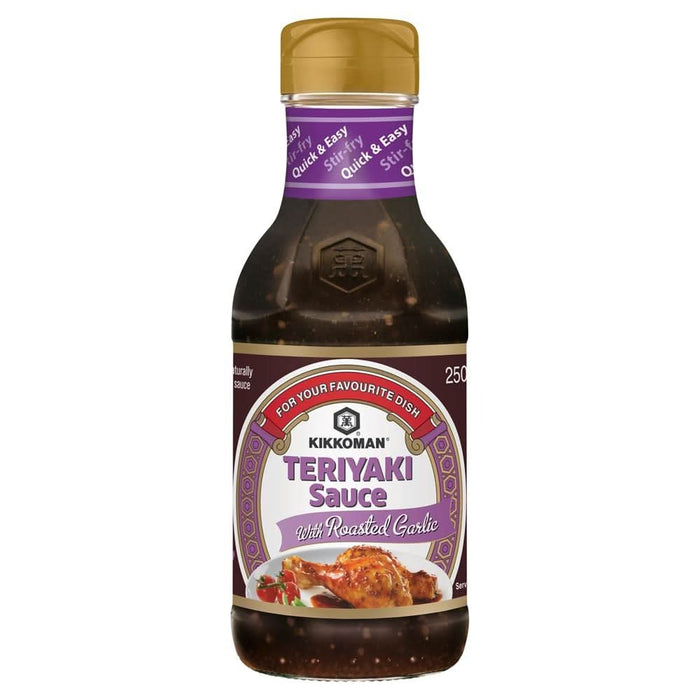 Kikkoman Teriyaki Sauce Roasted Garlic 250ml