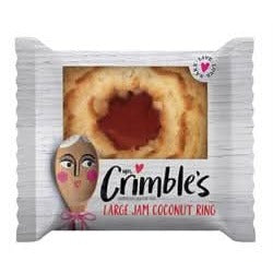 Mrs Crimbles Jam Coconut Rings 40g
