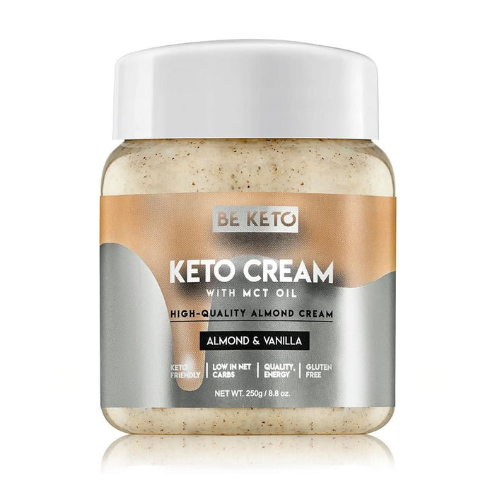 BeKeto Keto Cream Almond & Vanilla 250g