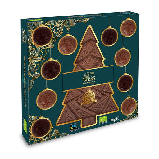 Belvas Milk Choc Christmas Tree 170g