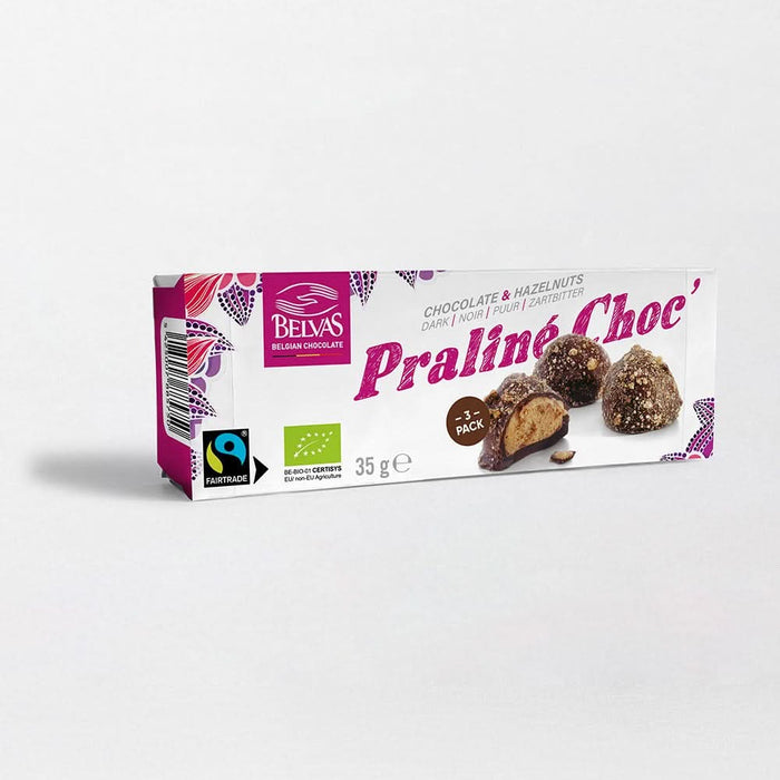Belvas Snack Noir Praline 35g