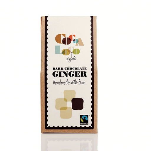 Cocoa Loco Dark Chocolate Ginger 100g