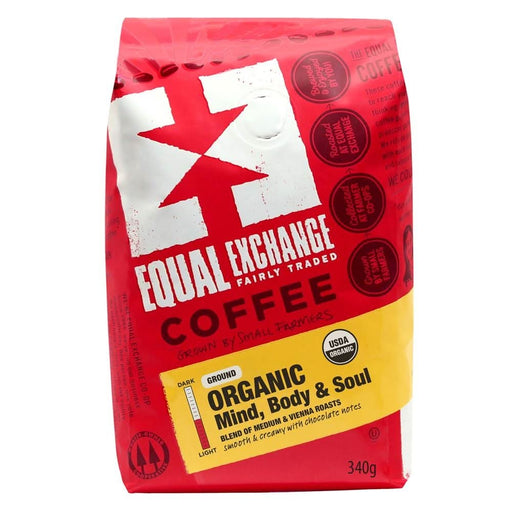 Equal Exchange Organic Mind Body Soul Coffee 340g