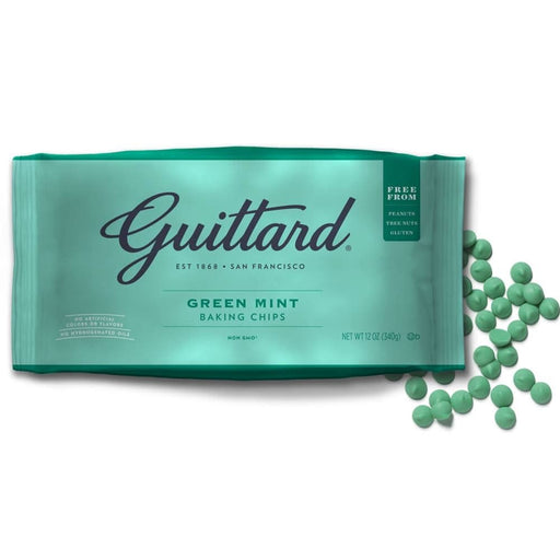 Guittard Green Mint Baking Chips 340g