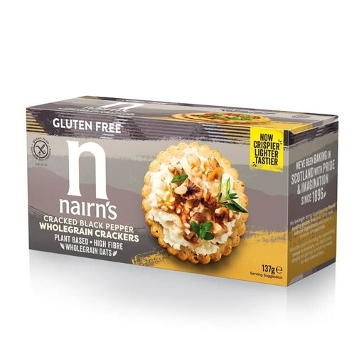 Nairns Cracked Black Pepper Cracker 137g