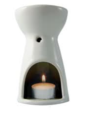 Absolute Aromas Oil Burner - White