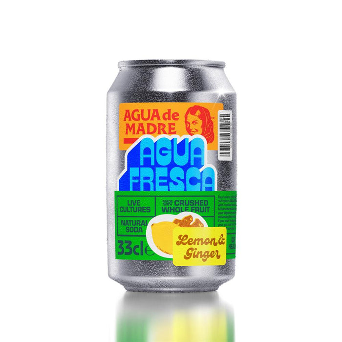 Agua De Madre Fresca Lemon & Ginger 330ml