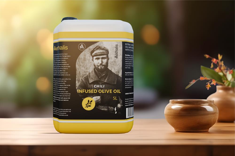 Aethalis Garlic Infused Olive Oil 5L