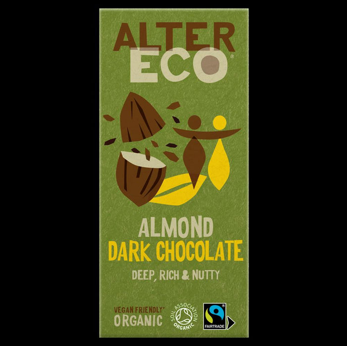 AlterEco Dark Chocolate with Almond 100g