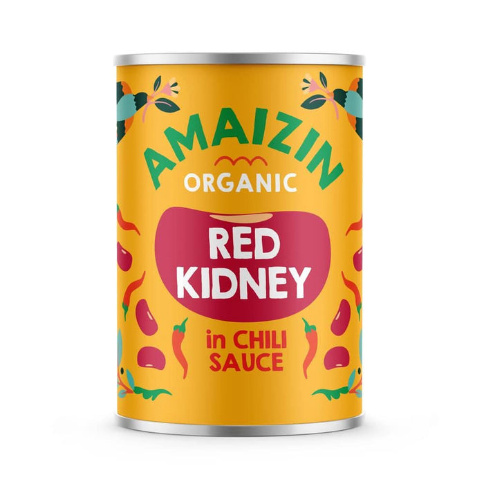 Amaizin Org Red Kidney Beans in Chilli 400g