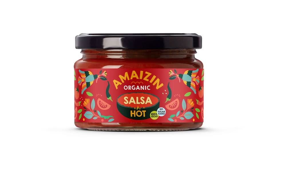 Amaizin Hot Salsa Dip GF 260g