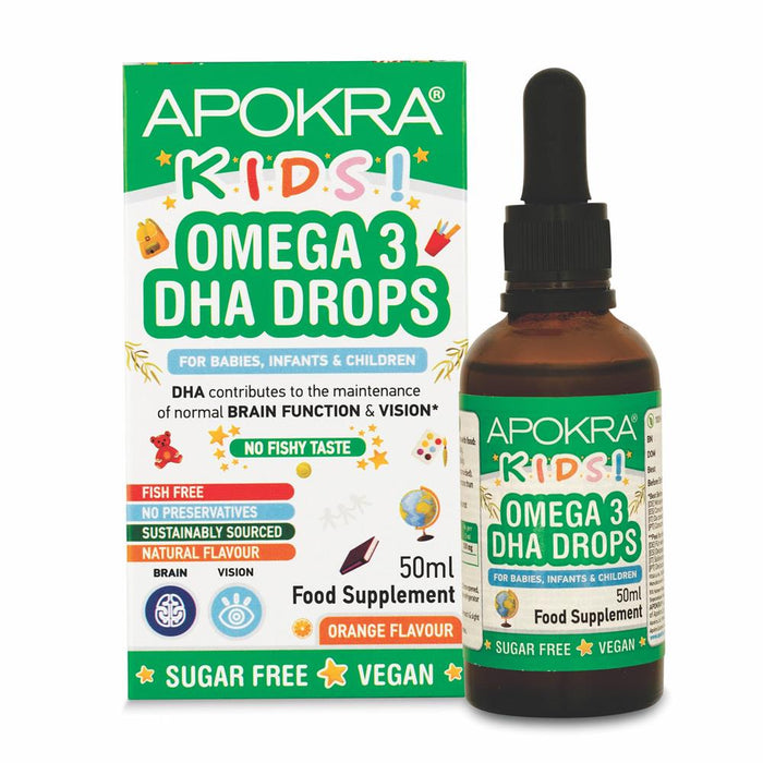 Apokra Kids Omega 3 DHA Drops 50ml