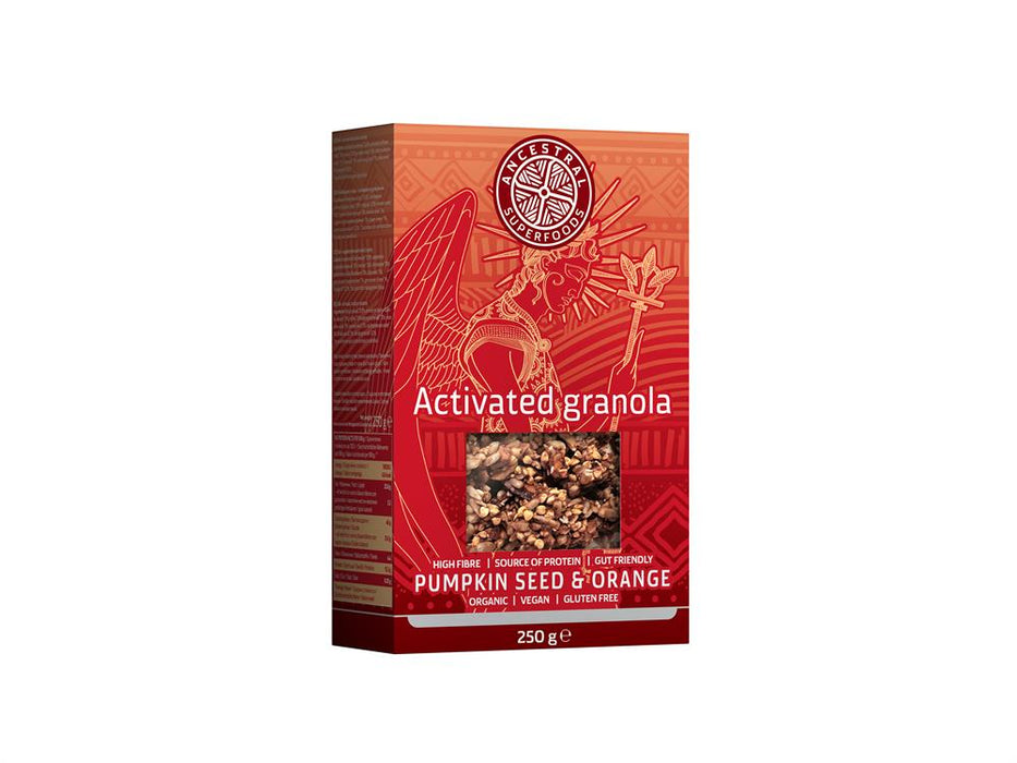 Ancestral Superfoods Sol Punpkin Seed and Orange Granola 250g