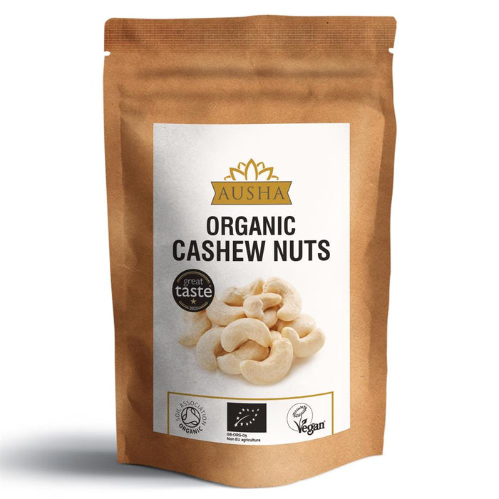 Ausha Organic Cashew Nuts 200g