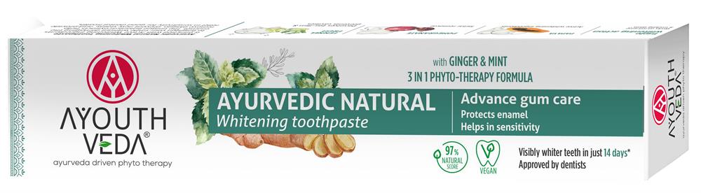 Ayouthveda Natural Whitening Toothpaste 100g