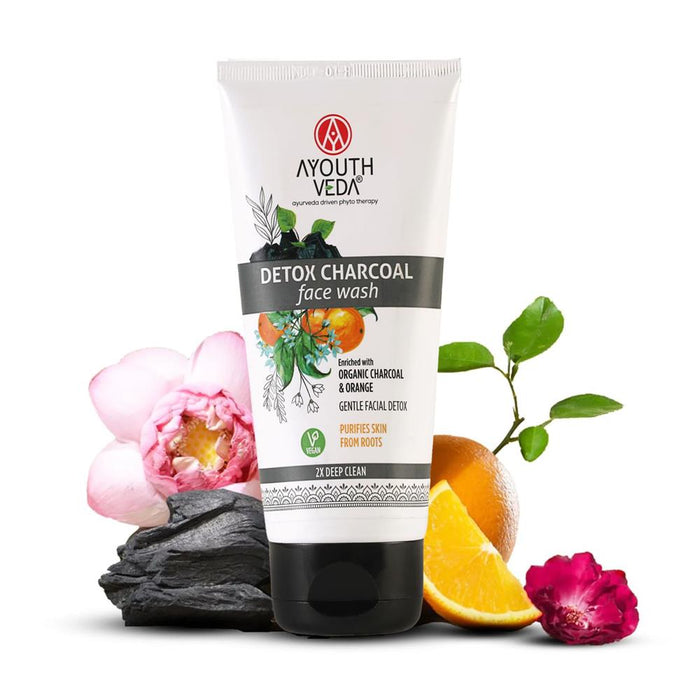 Ayouthveda Detox Charcoal Face Wash 150g