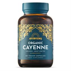 Ayurvediq Wellness Organic Cayenne Pepper 60 capsules