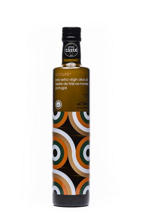Azouro Portuguese extra virgin olive oil in a 500ml green glass bottle