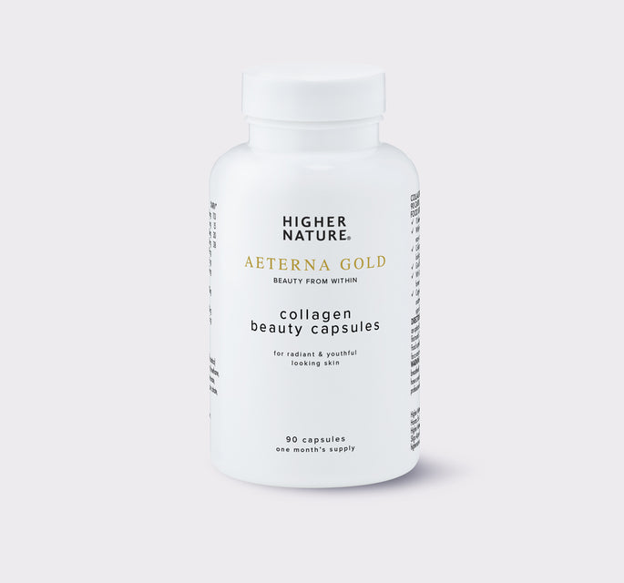 Higher Nature Aeterna Gold Collagen 90 Capsules