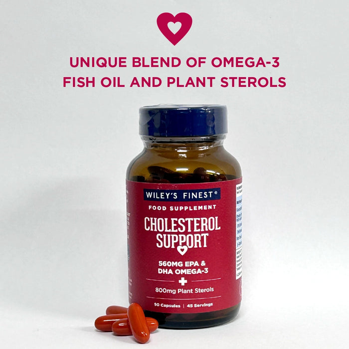 Wiley's Finest UK Cholesterol Support 90 Capsules