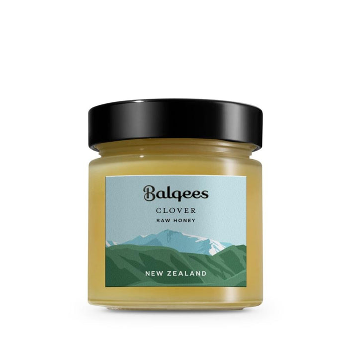 Balqees Raw New Zealand Clover Honey 250g