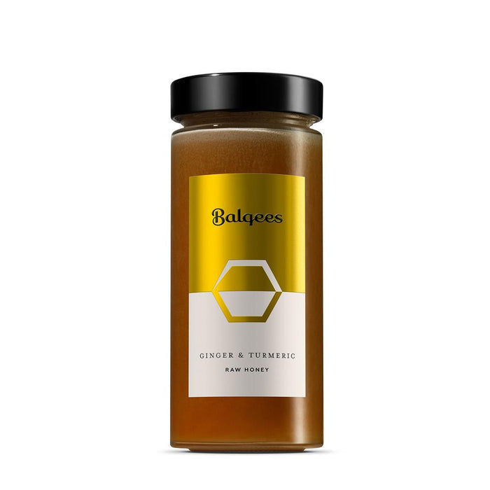 Balqees Raw Honey Ginger & Turmeric 400g