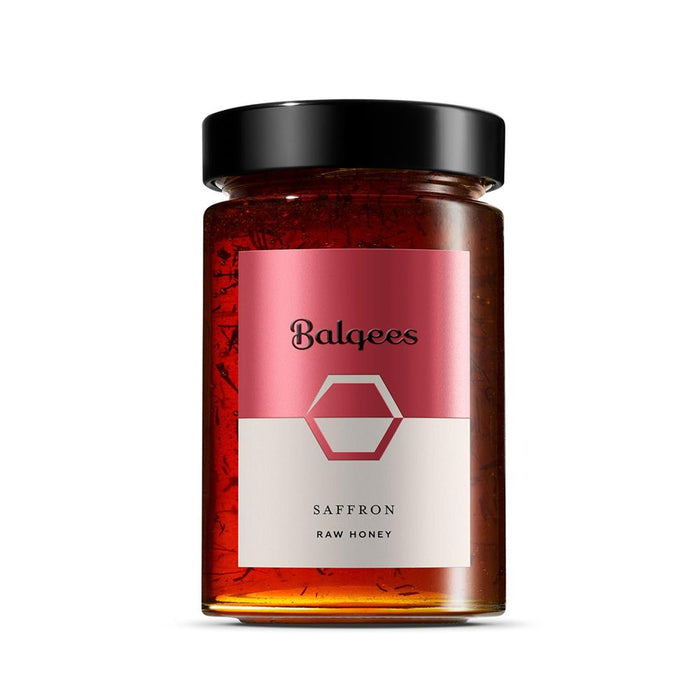 Balqees Raw Honey and Saffron 250g