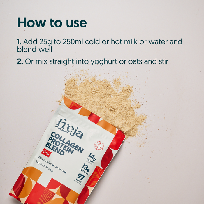 Freja Collagen Protein Shake Chai 300g