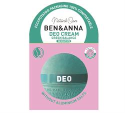 Ben and Anna Deodorant Cream Green Balance 40g