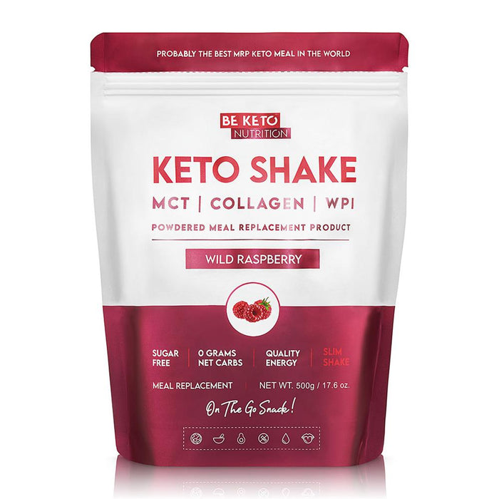 BeKeto Keto Shake - Wild Raspberry 500g