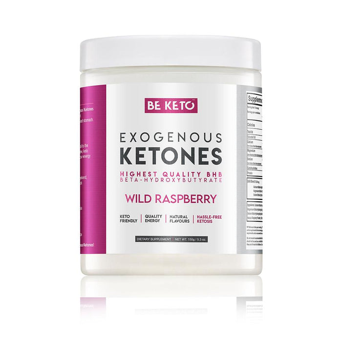 BeKeto Exogenous Ketones Raspberry 150g