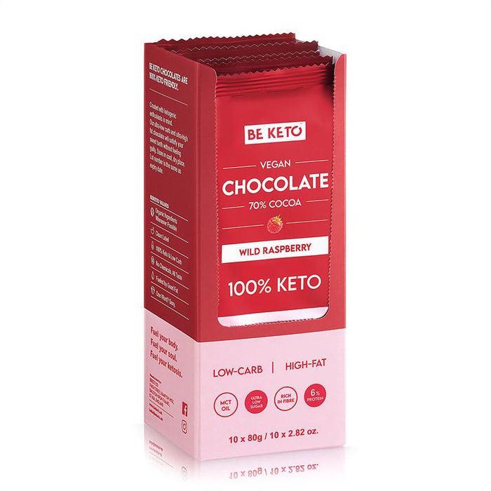 BeKeto Keto Chocolate Wild Raspberry 80g