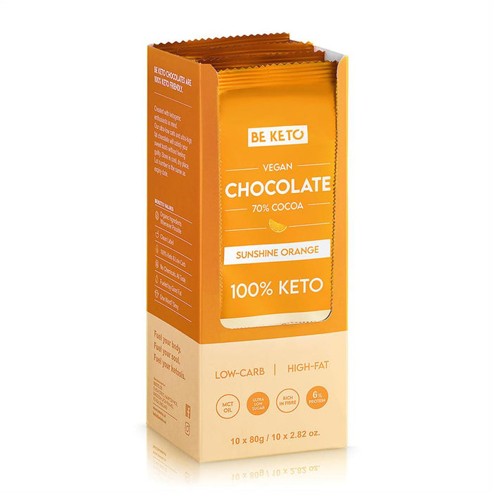 BeKeto Keto Chocolate Sunshine Orange 80g