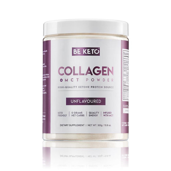 BeKeto KETO Collagen + MCT Unflavored 300g