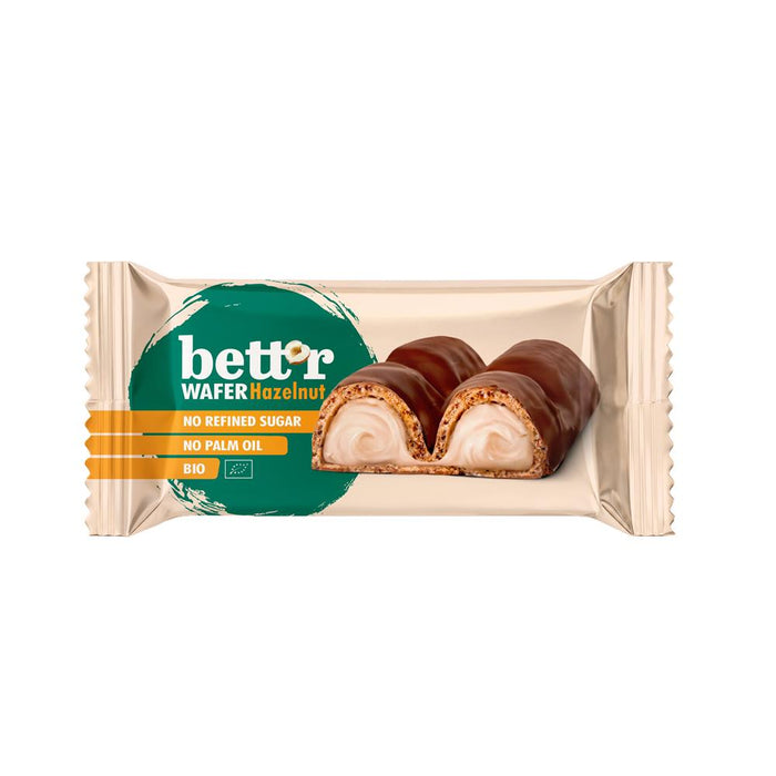 Bettr Wafer Bar with Hazelnut Cream 33g