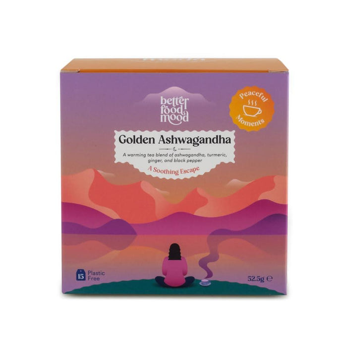 Better Food Mood Golden Ashwagandha 15 Tea Bags 52g