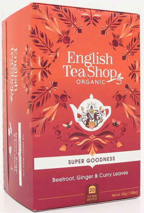 English Tea Shop BeetrootGinger & Curry Leaves 20 Tea Bags