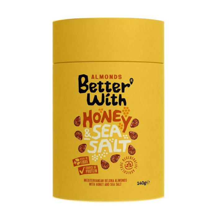Better With Honey & Sea Salt Almonds Tube 140g
