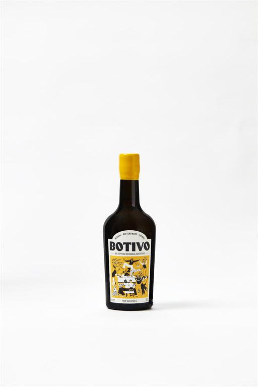 Botivo Non-Alcoholic Aperitivo 500ml bottle with elegant label design
