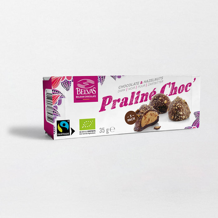 Belvas Snack Noir Praline 35g