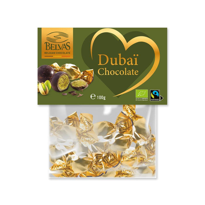 Belvas Dubai Pistachio Choco Truffles