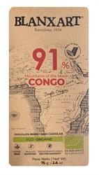 Blanxart 91% CONGO Chocolate Bar 75g